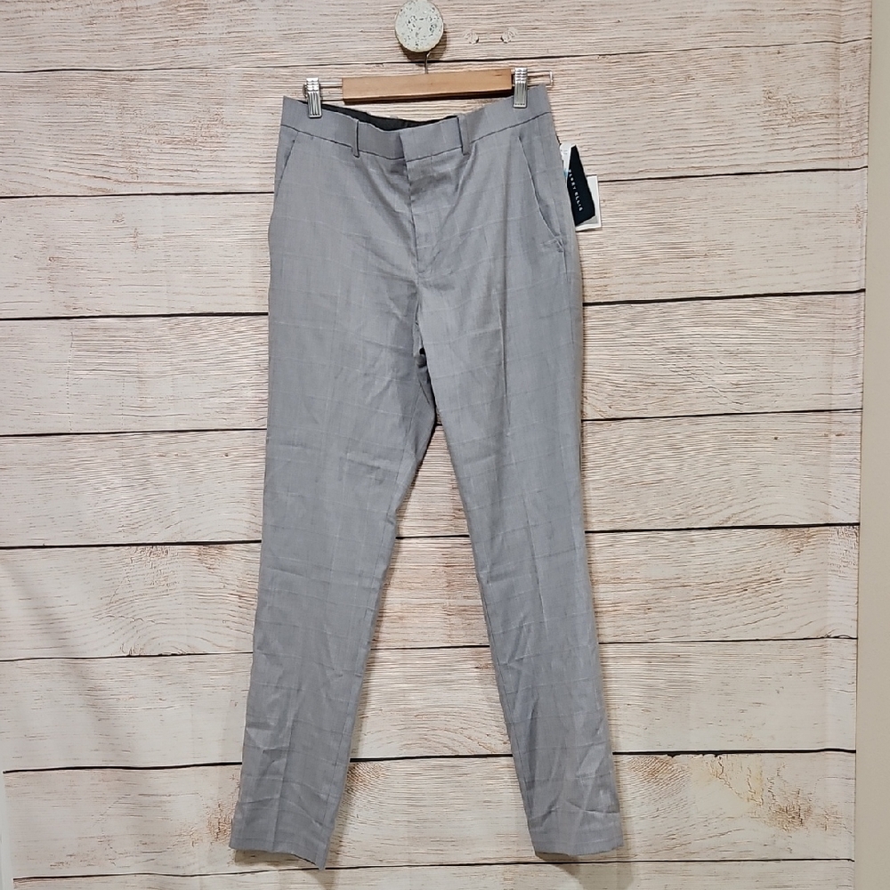 NWT Perry Ellis Light Gray Very Slim Fit Dress Pants 31x32
